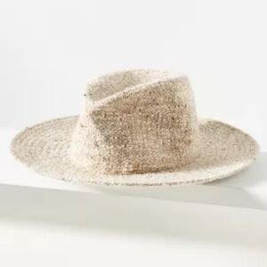 Wyeth NWT anthropologie tweed rancher hat tan beige